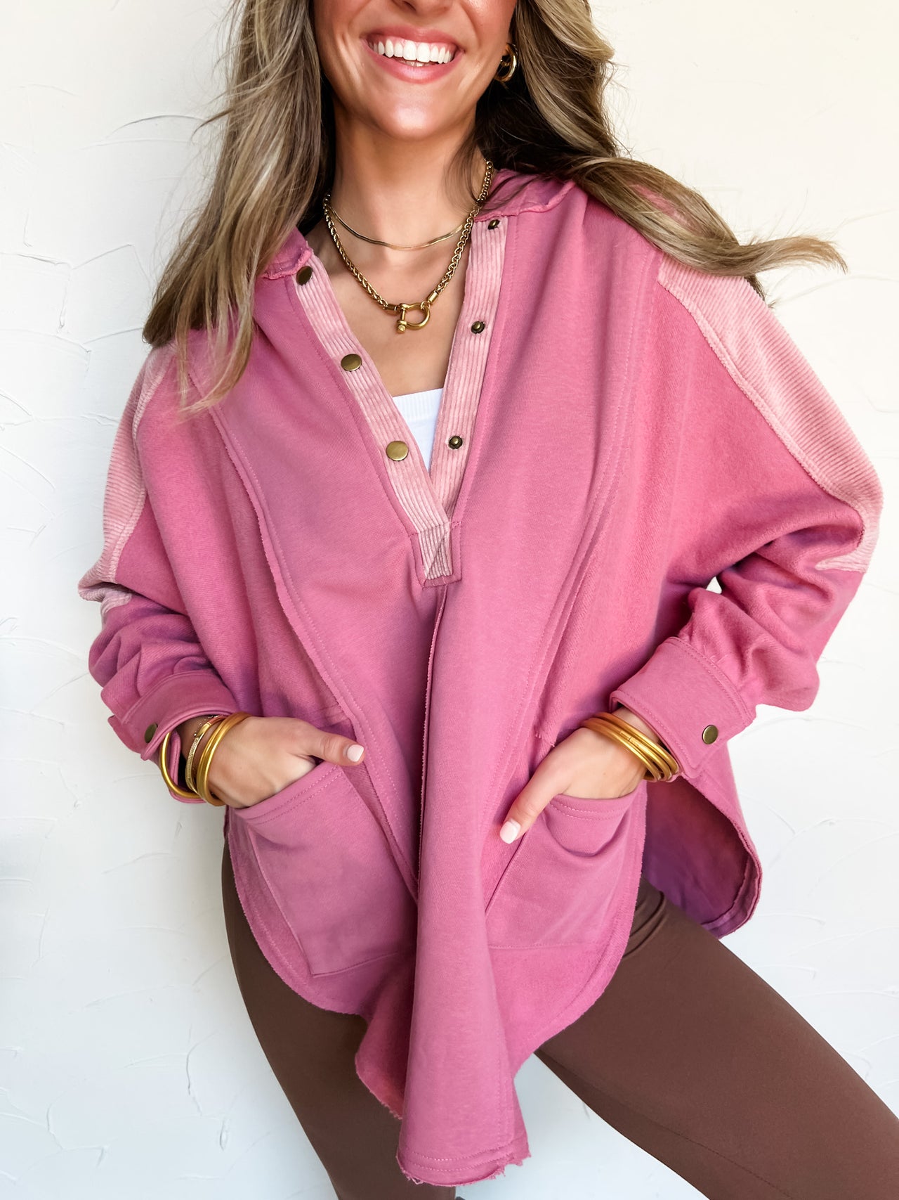 See You On The Coast Pullover- Berry