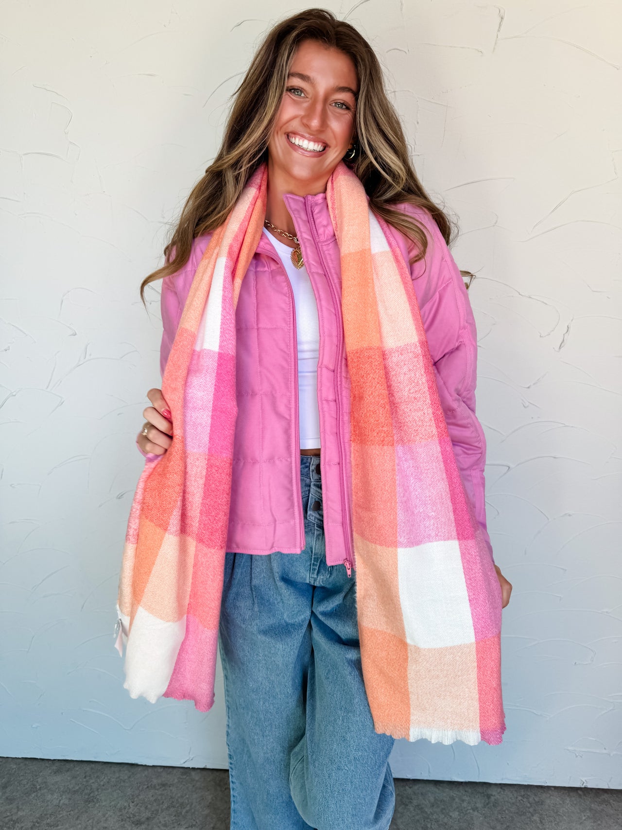 Tammy Plaid Scarf