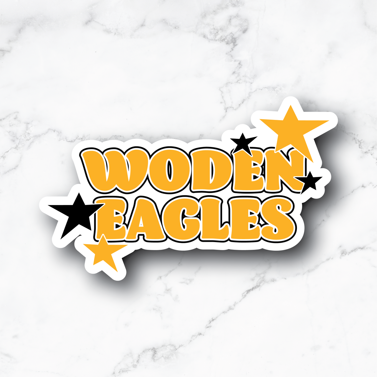 Woden Eagles Star Sticker