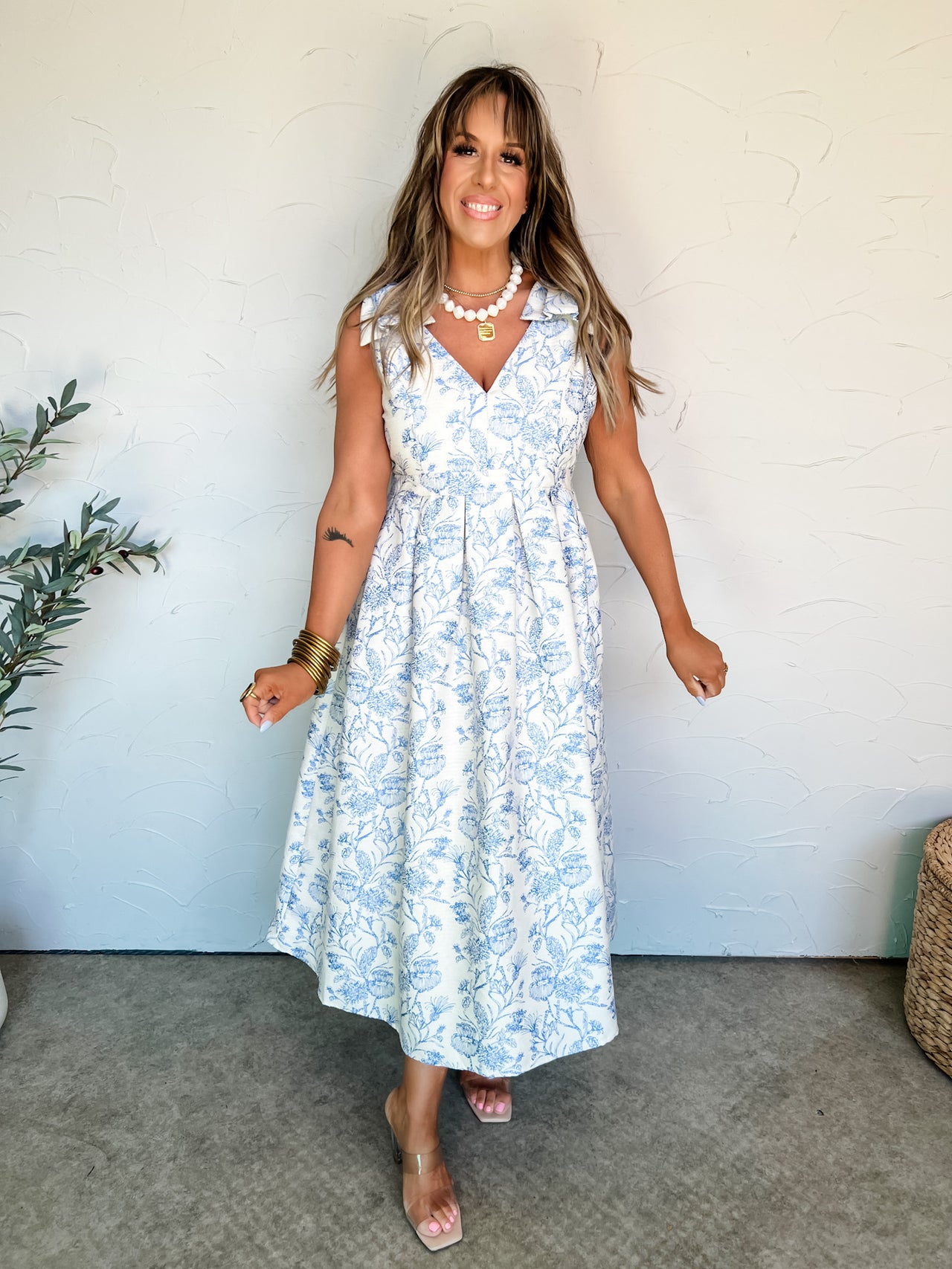 Dream About You Floral Midi Dress