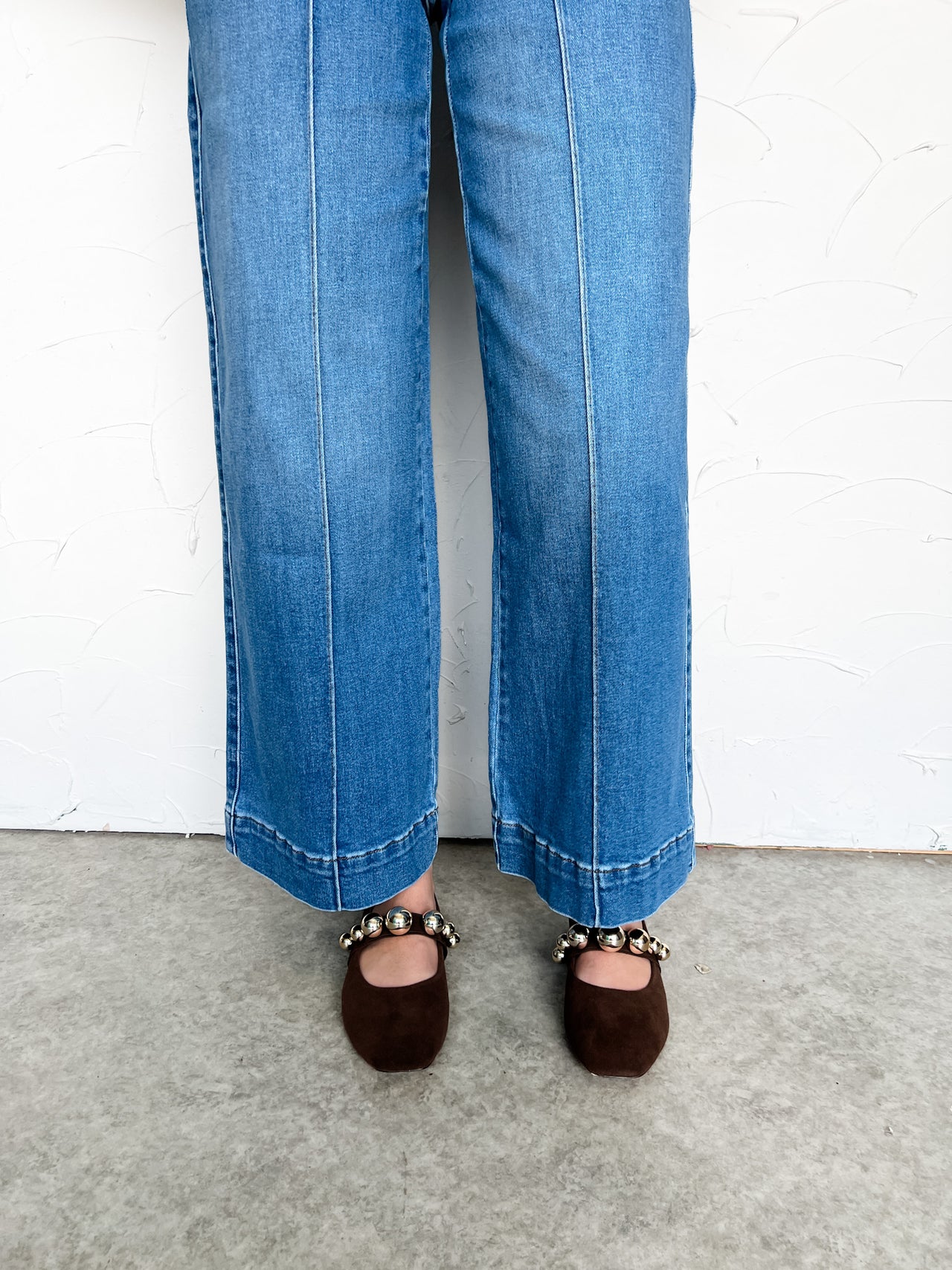 Mary Jane Ballet Flats- Chocolate