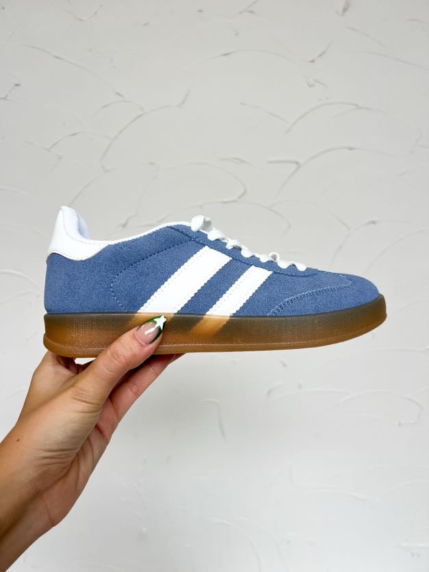 Deer Sneakers- Blue/White