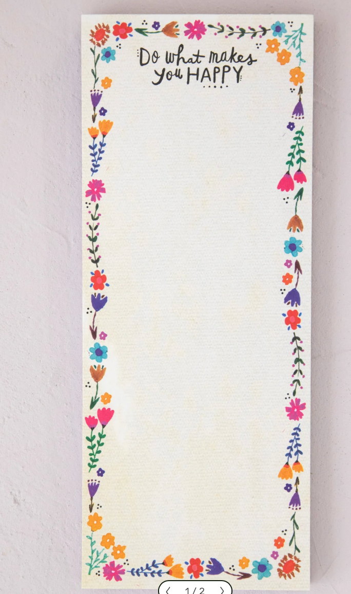 Makes You Happy- Magnetic List Pad