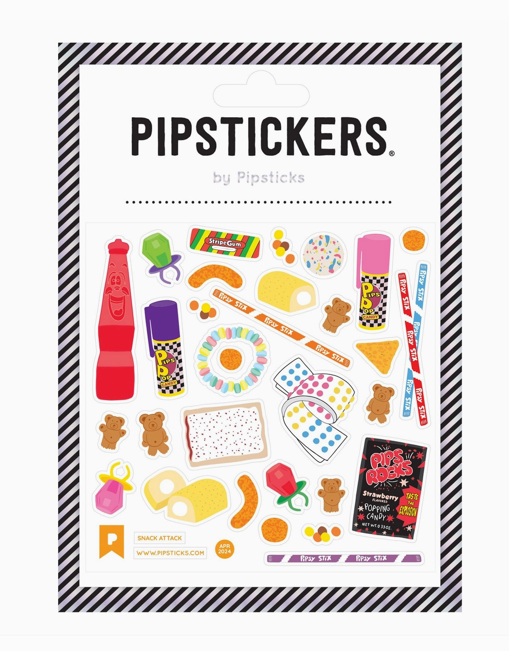 Snack Attack Stickers