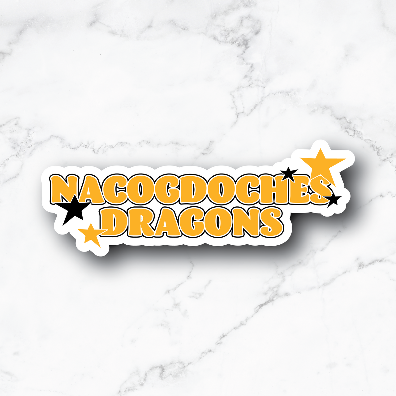 Nacogdoches Dragons Star Sticker