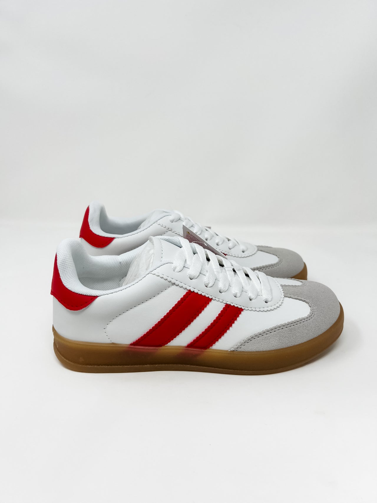 Deer Sneakers- White/Red