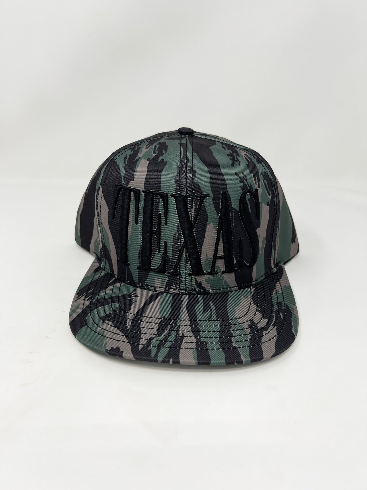 Texas Military Camo Flat Bill Hat