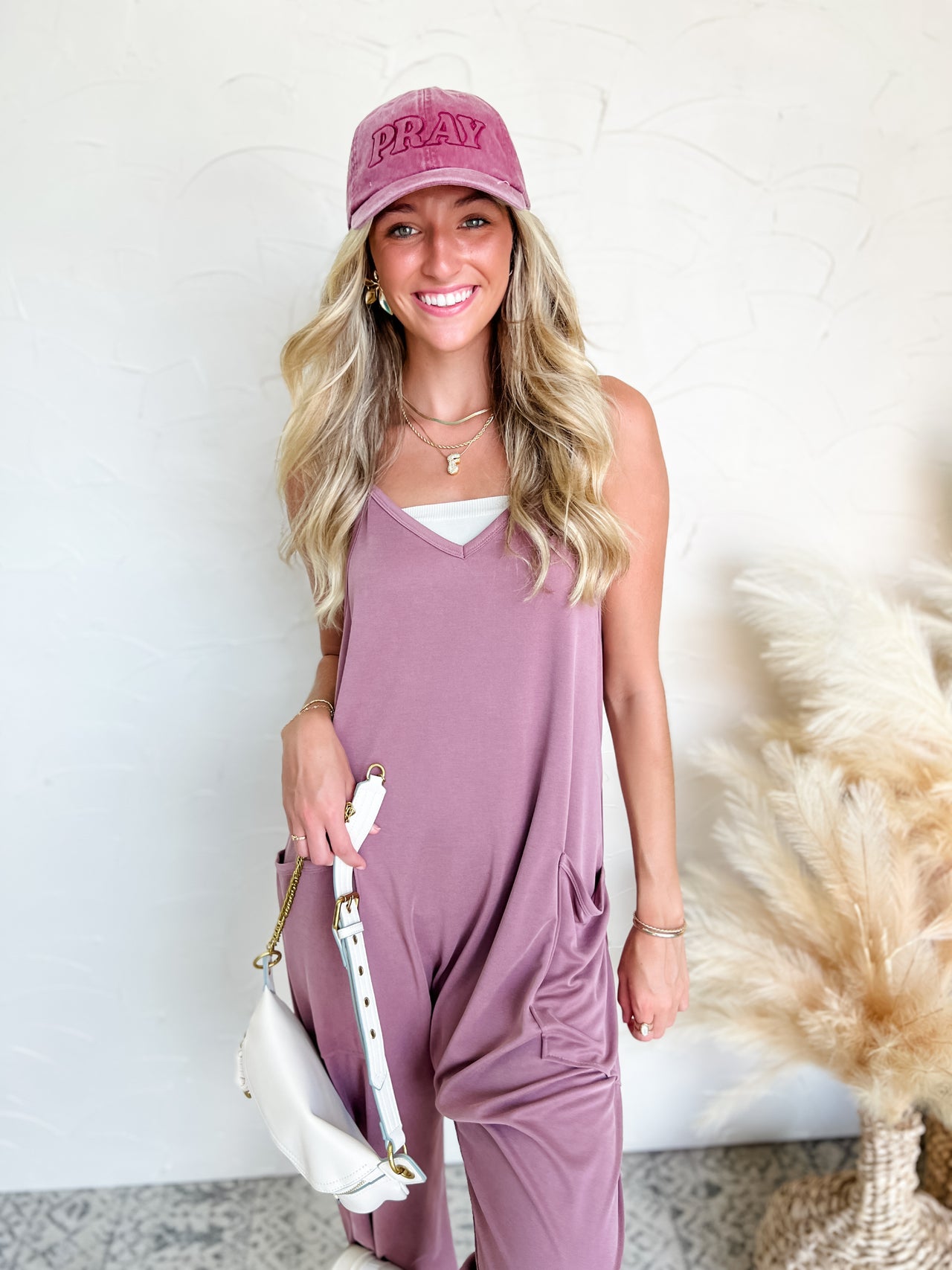 Nonchalant Vibes Harmen Jumpsuit- Dusty Mauve