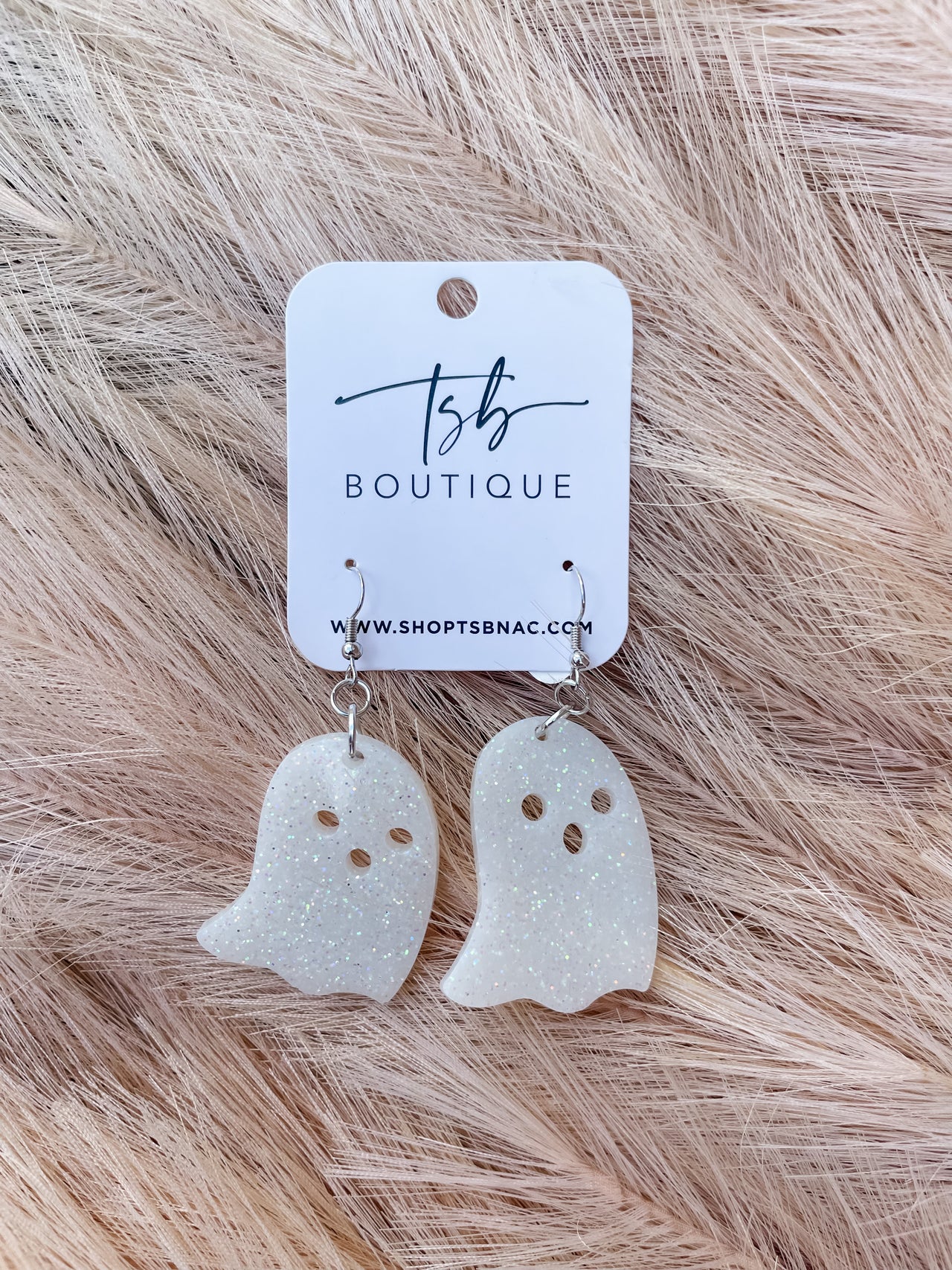 Glow in the Dark Ghosts Earrings- Large