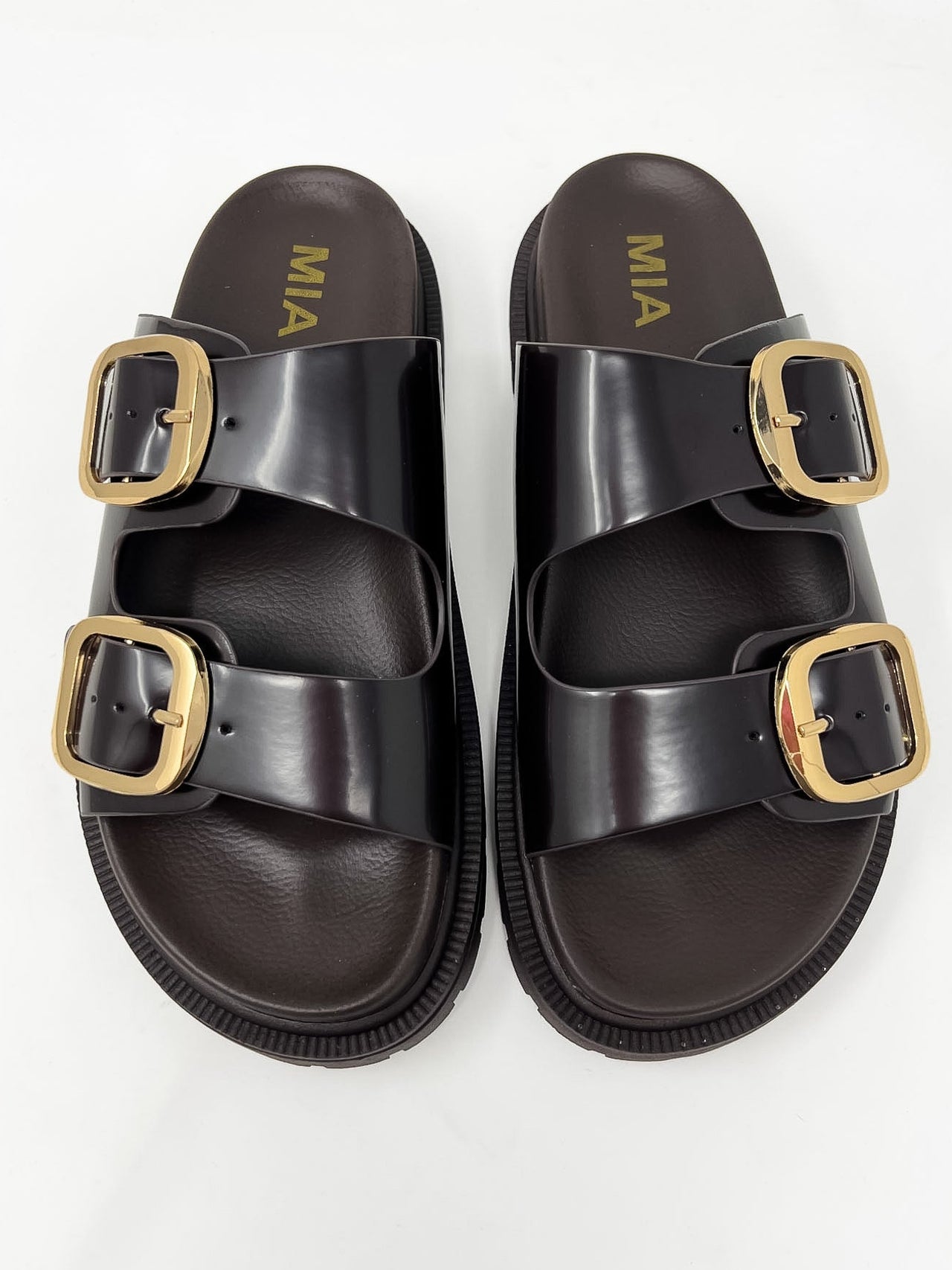 Gen Sandal- Coffee Polish