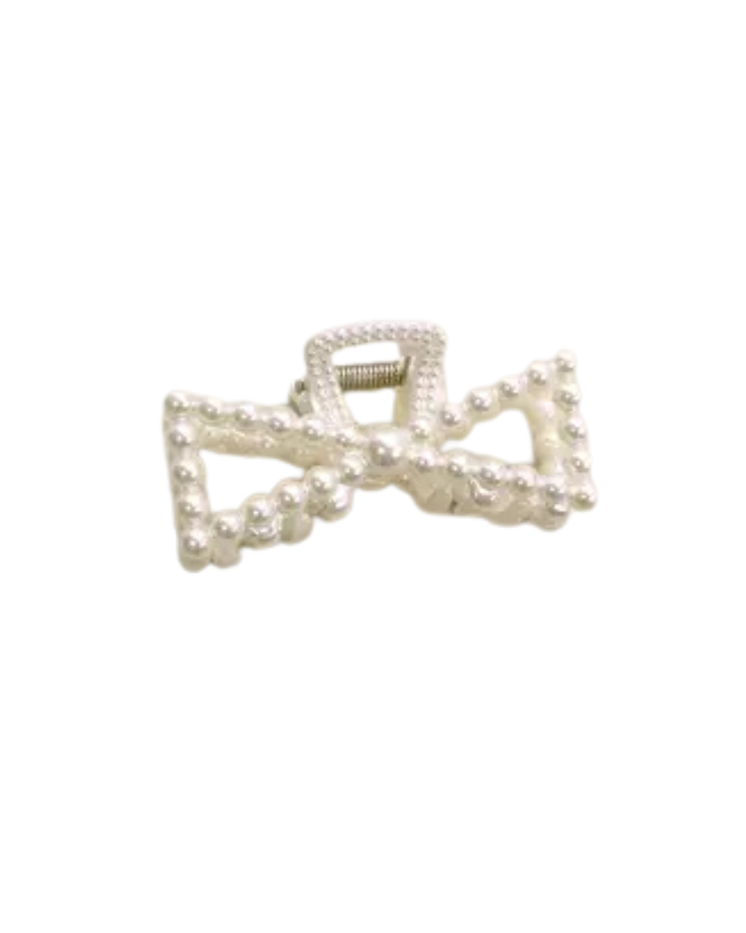 Pearl Hair Claw Clip- Bow