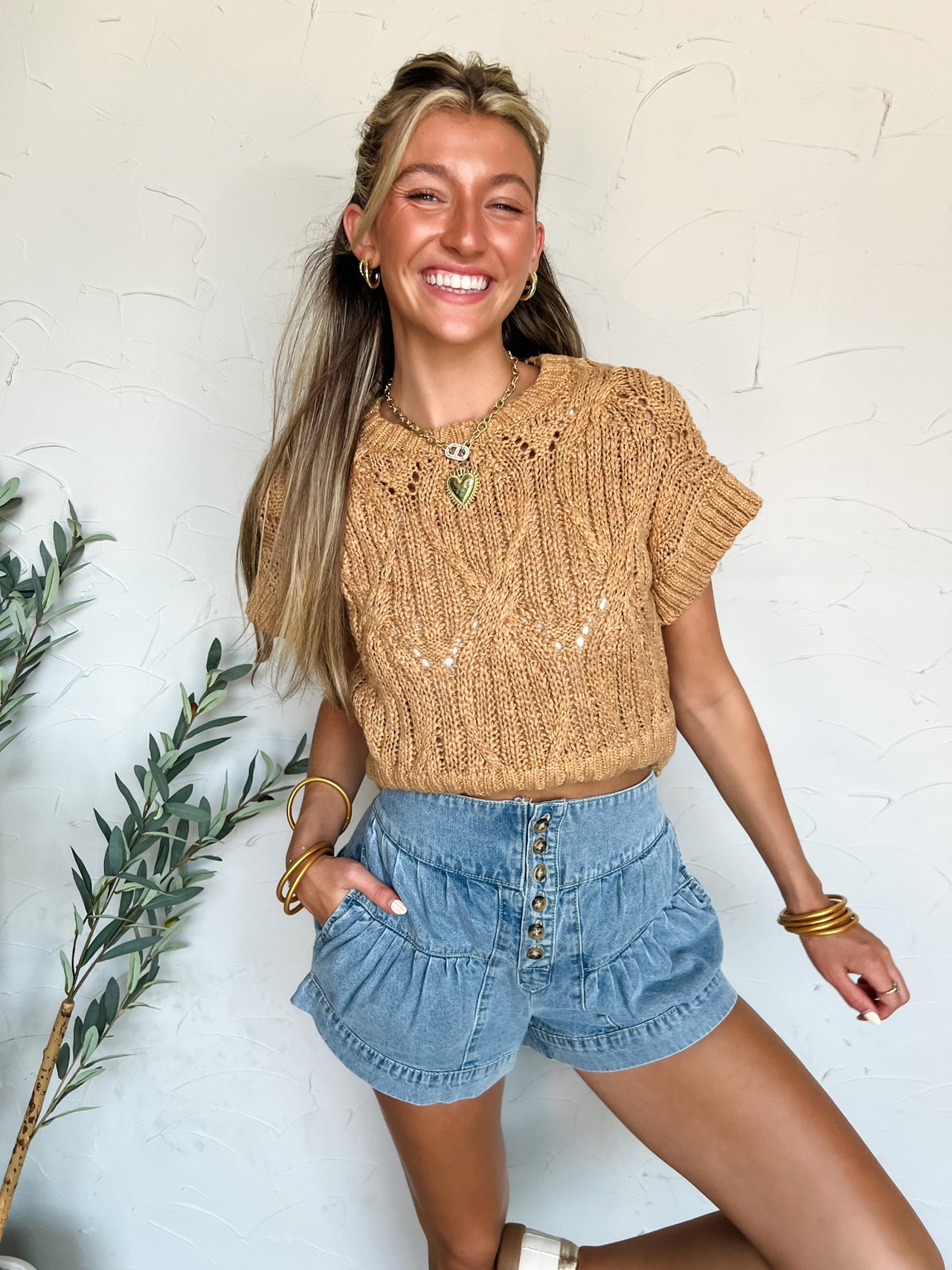 Elevate The Room Cable Knit Sweater