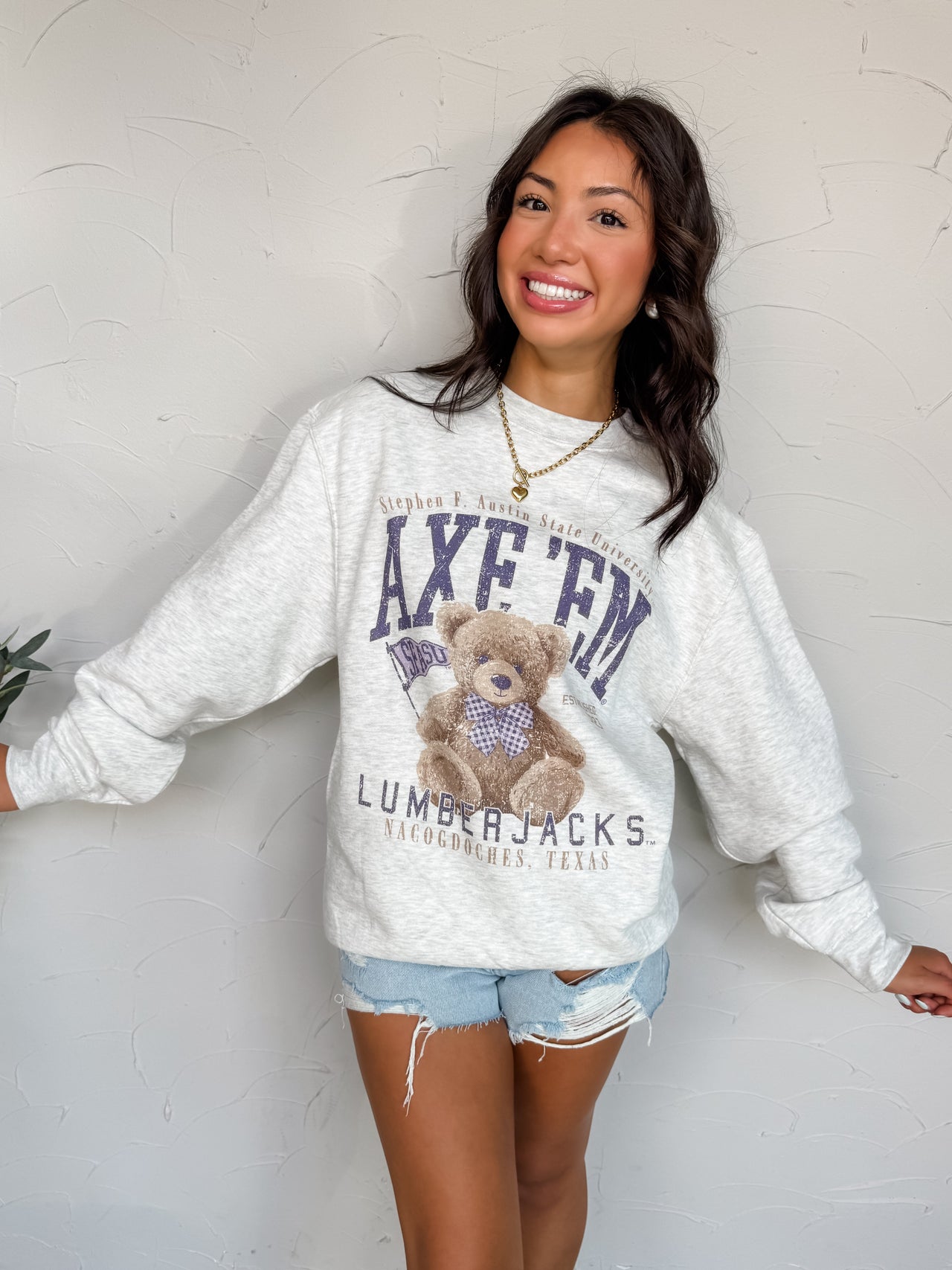 Axe 'Em Teddy Sweatshirt