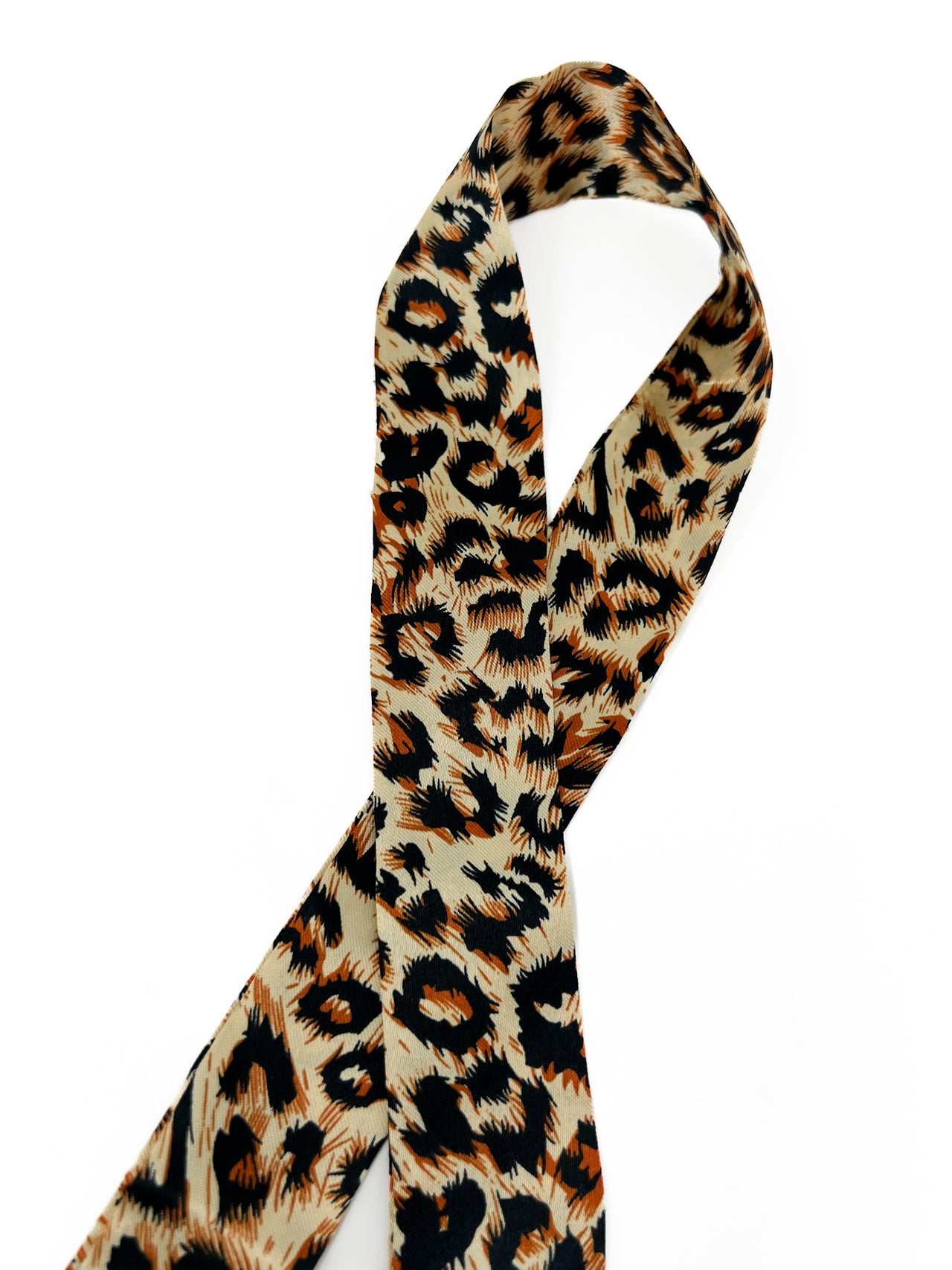 Claire Brown Leopard Scarf