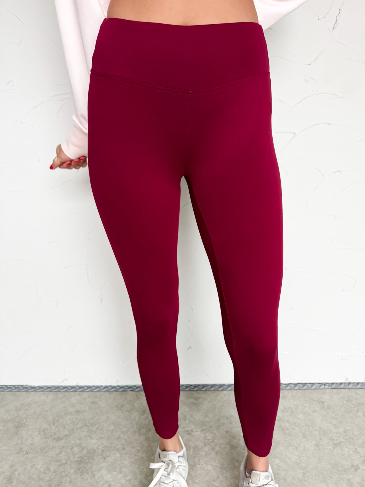 Keep It Up Buttery Soft Leggings- Cabernet