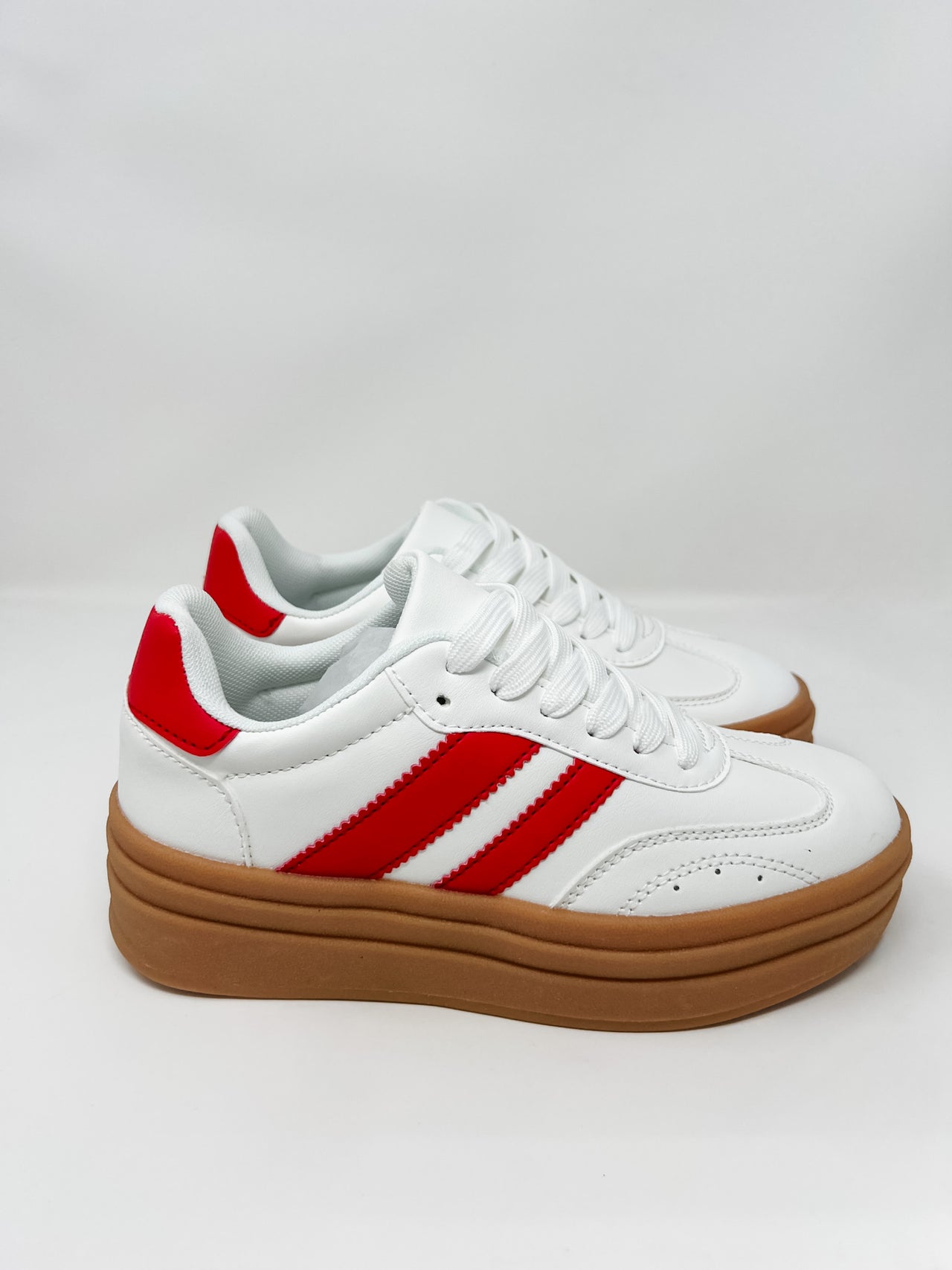 Topping Sneakers- White/Red