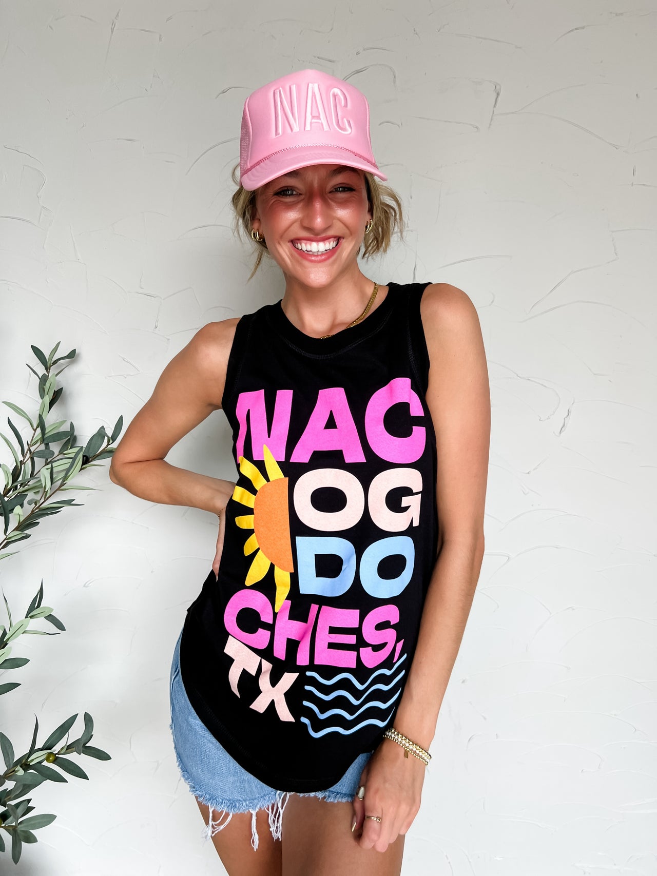 Nacogdoches Sun Tank- Black