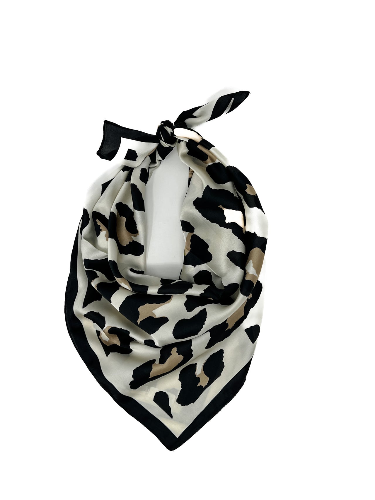 Vicky Ivory Cheetah Scarf
