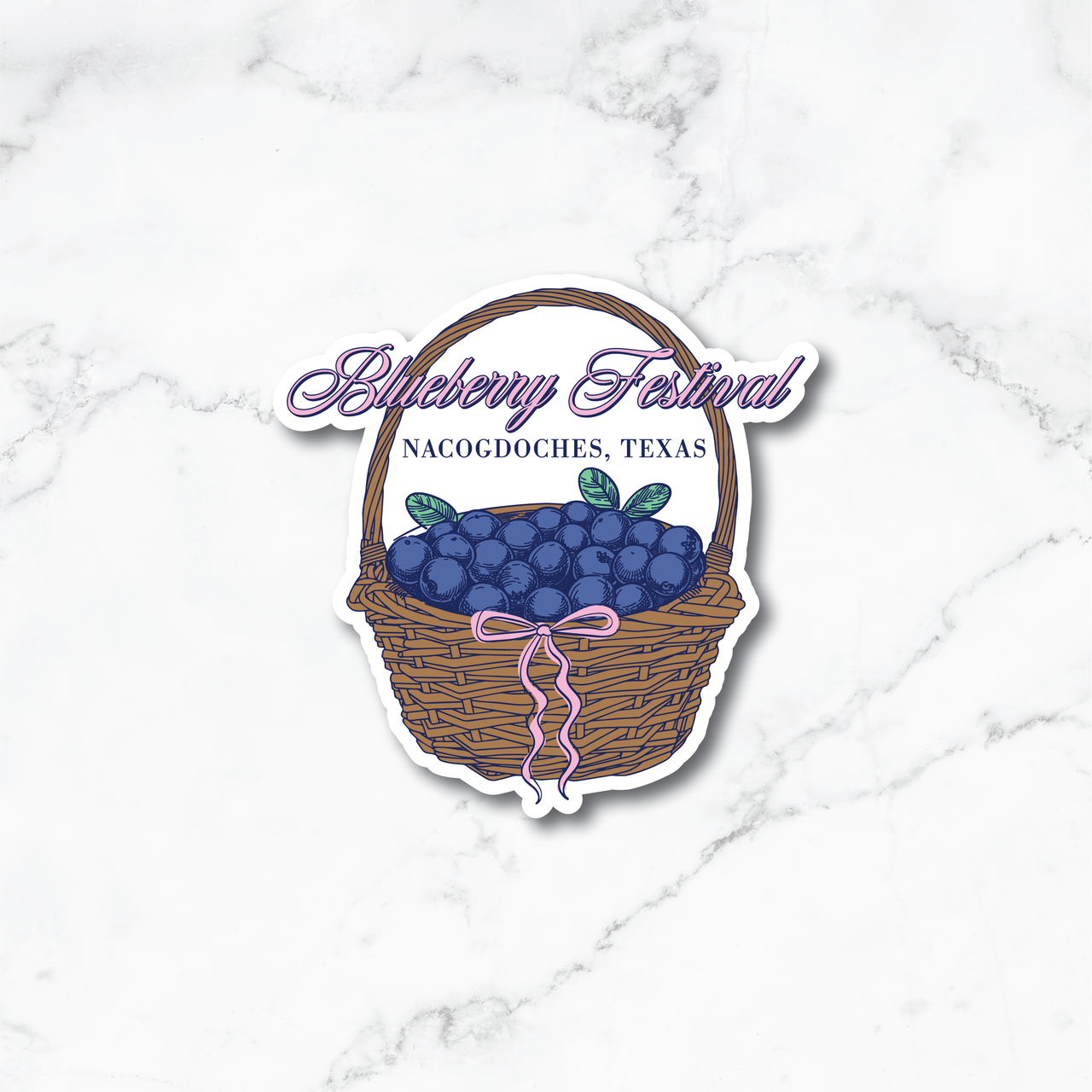 Blueberry Festival Basket 2024 Sticker