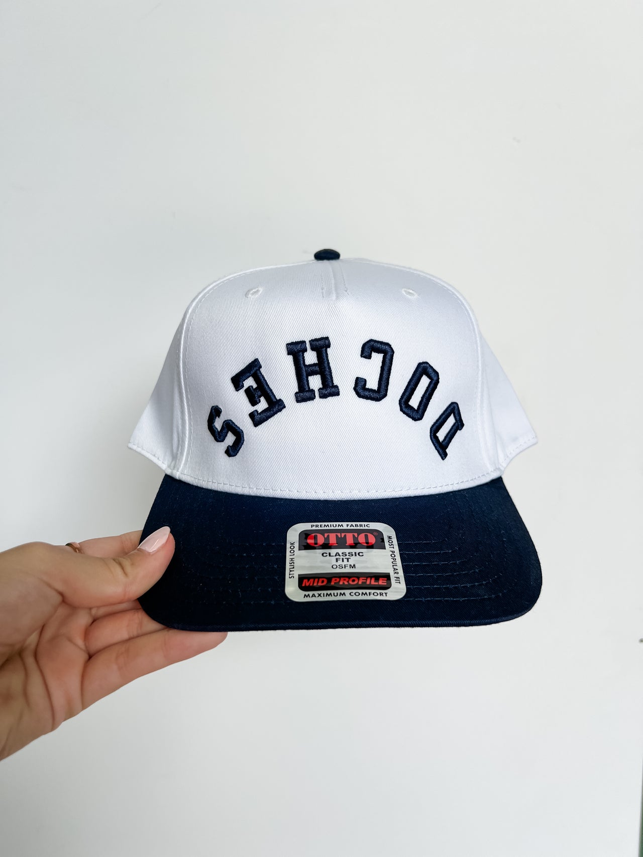 Upside Doches Cap- White