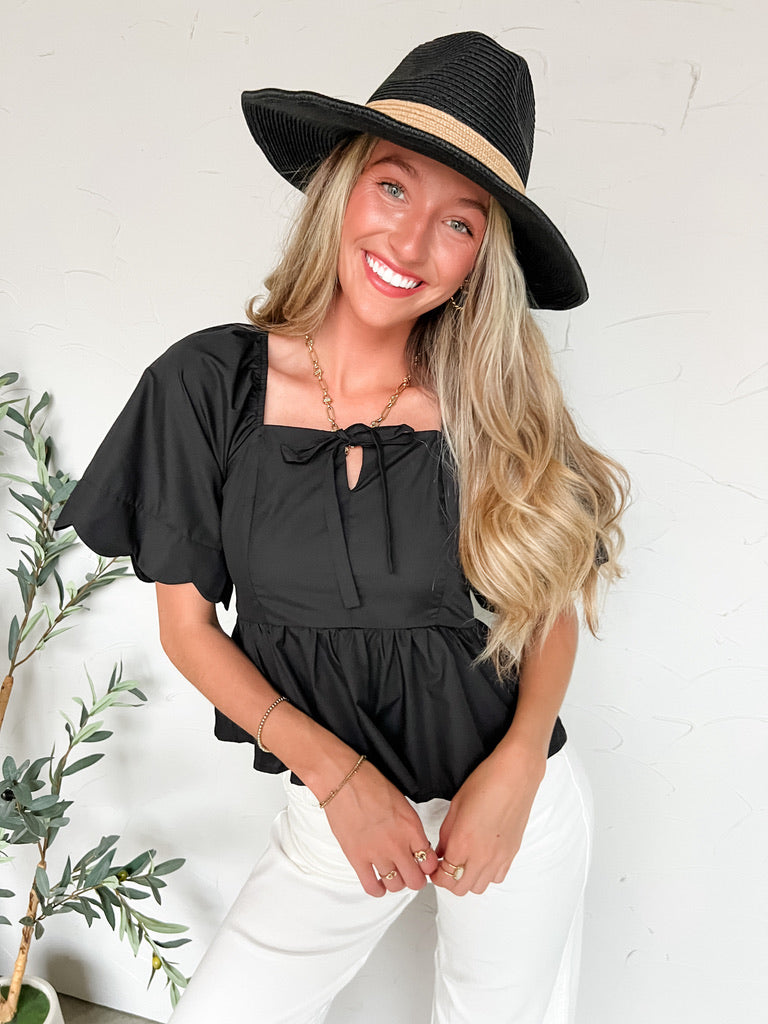 What Are The Chances Puff Sleeve Top