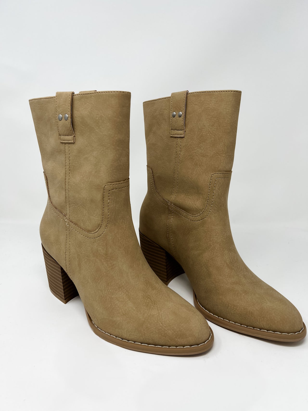The Jennie Bootie- Khaki