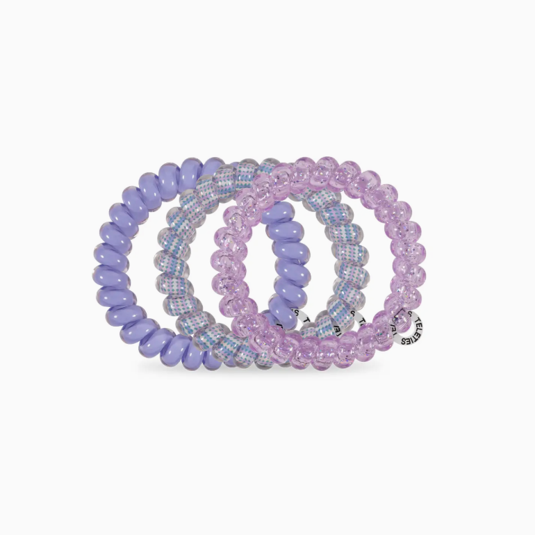 Lavender Mist Spiral Hair Coils- Large