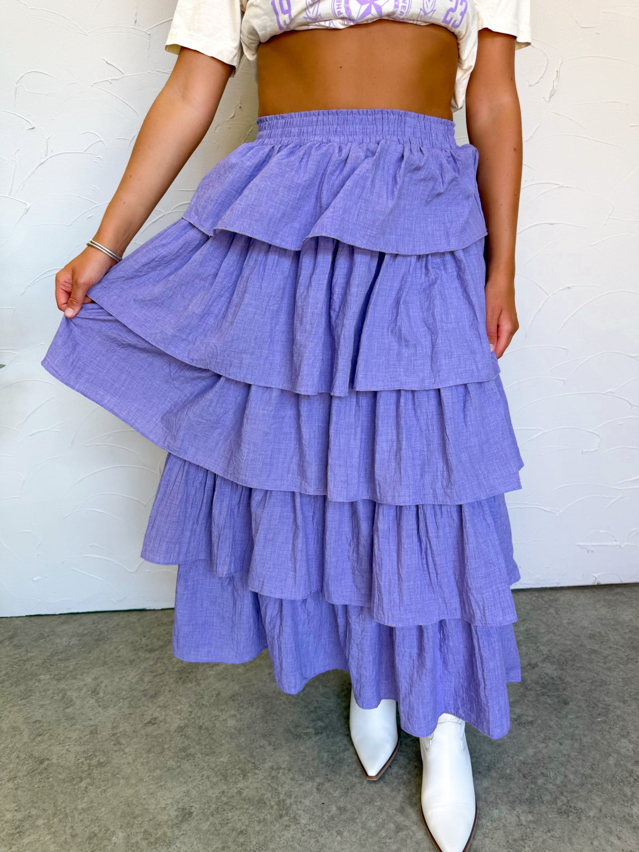 Stay Hopeful Purple Tired Skirt