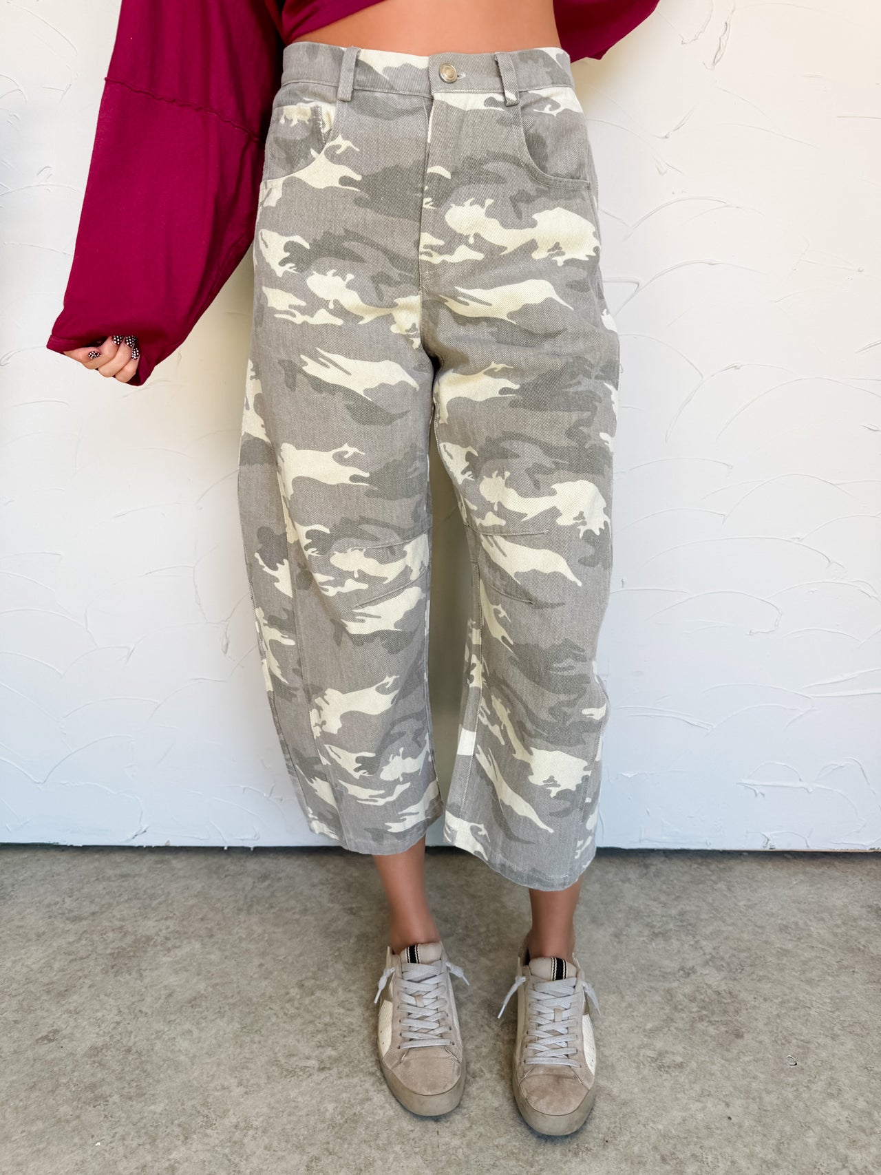 Stay In Sight Camo Denim Pants