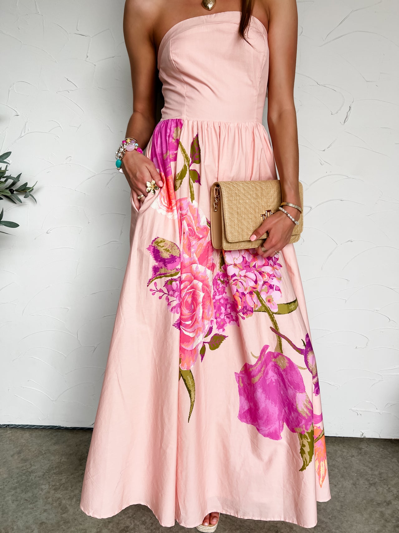 My Own Music Maxi Floral Dress