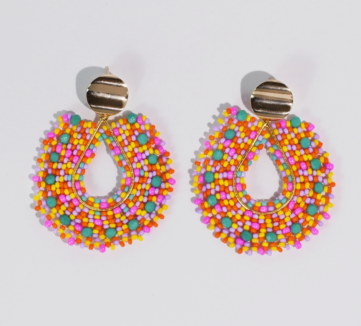 {TJ} Confetti Beaded Earrings