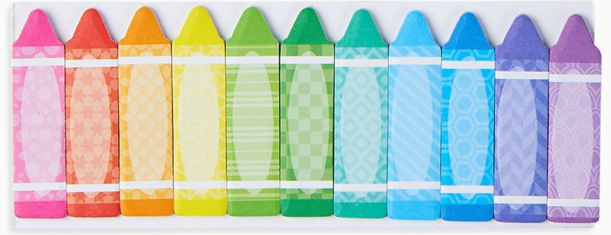 Rainbow Crayons Stickers