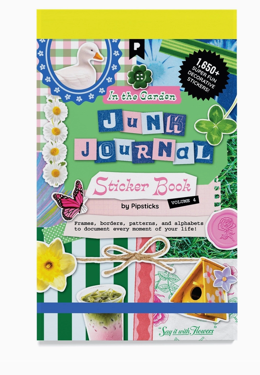 In the Garden Junk Journal Sticker Book