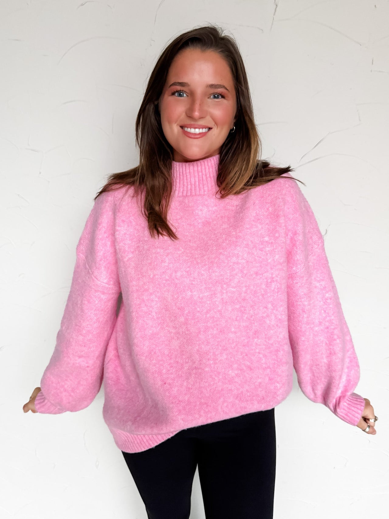 All My Dreams Mock Neck Sweater