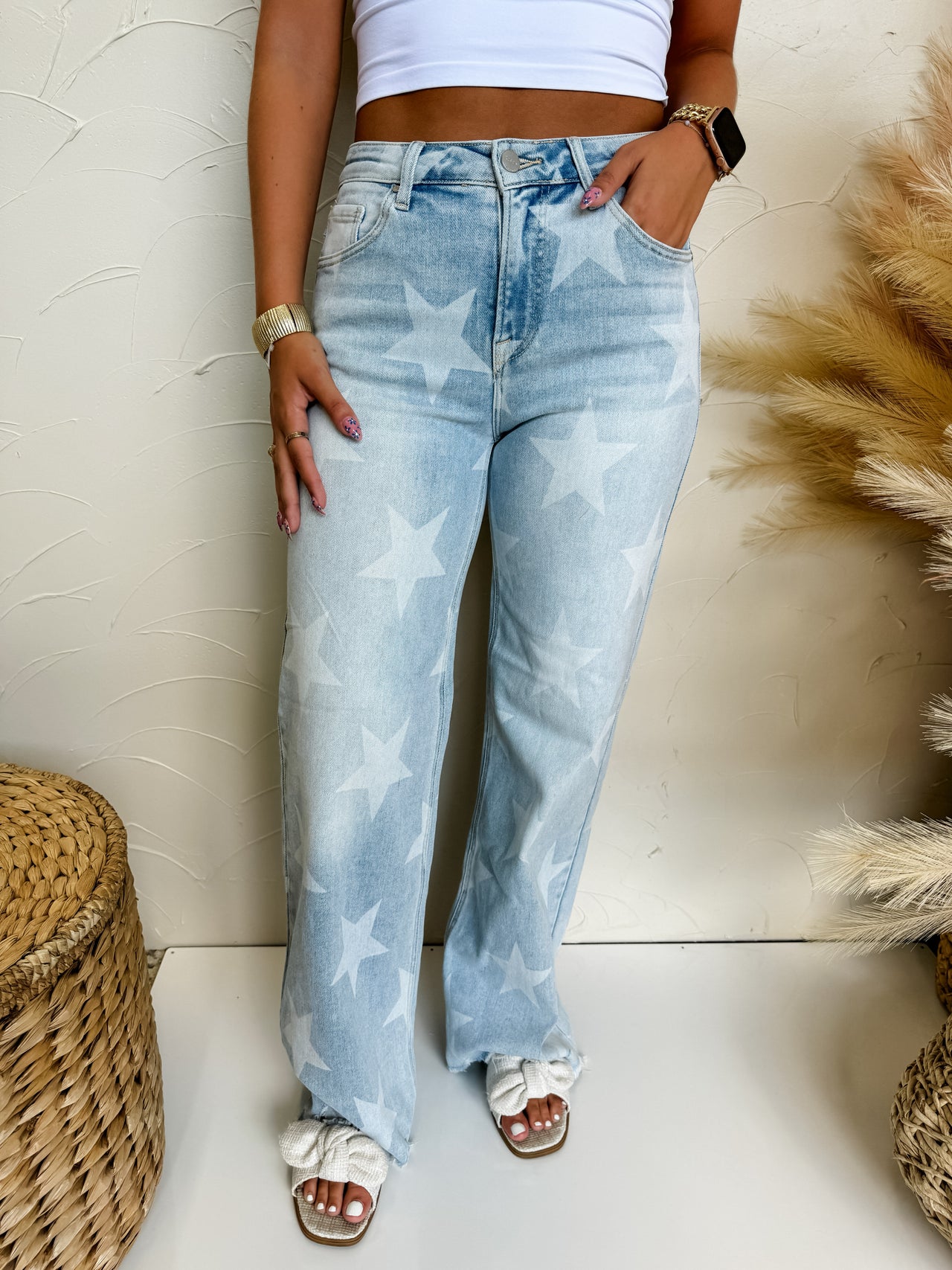 Love Yourself First High Rise Star Jeans