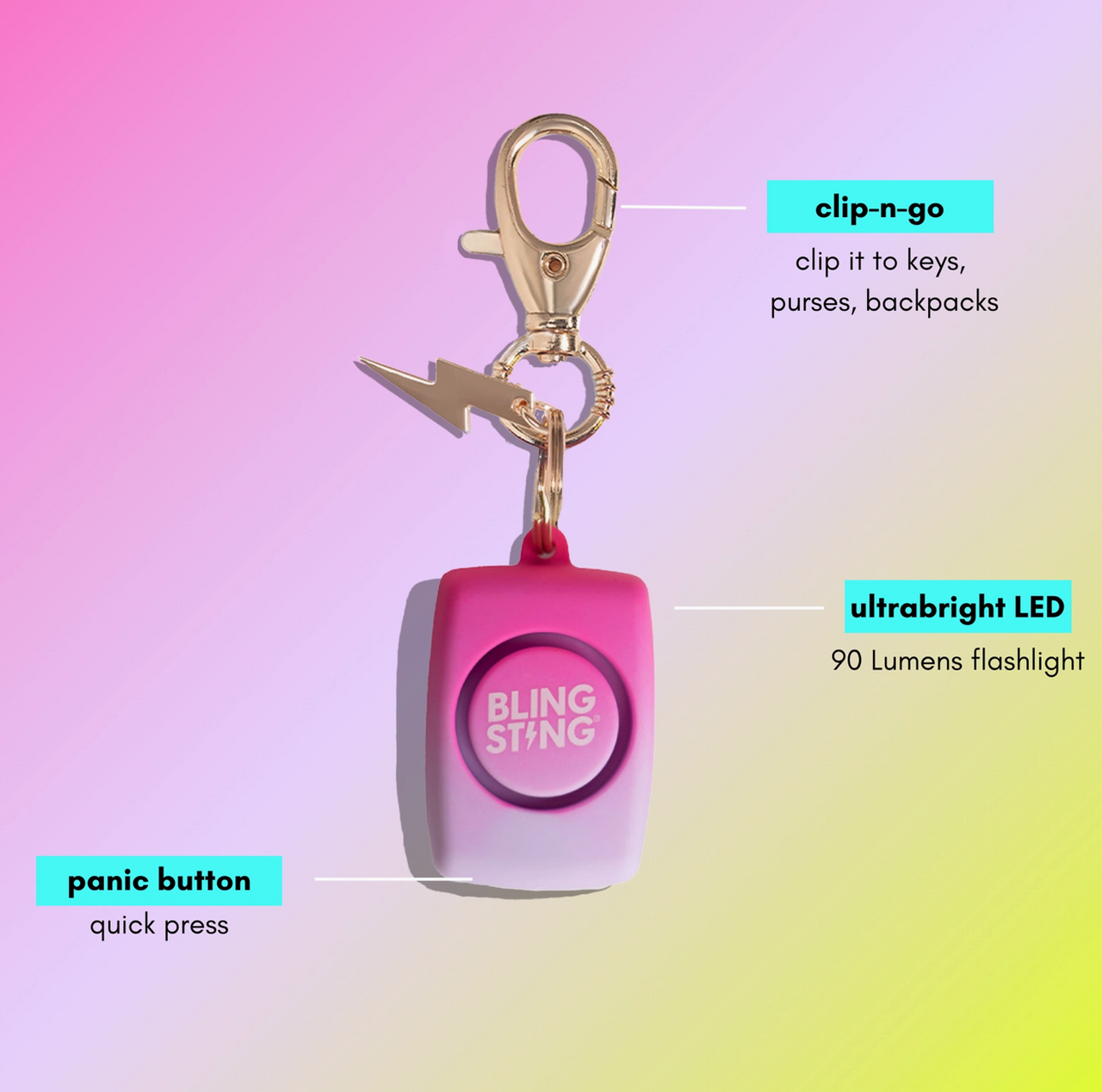 Mini Personal Alarm | Ombre