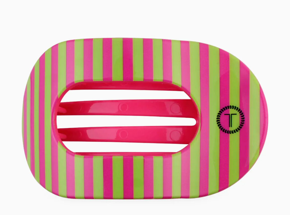 Summer Crush Flat Round Hair Clip- Medium