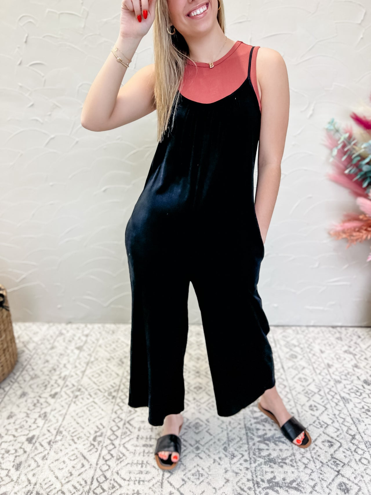Called To You Wide Leg Jumpsuit