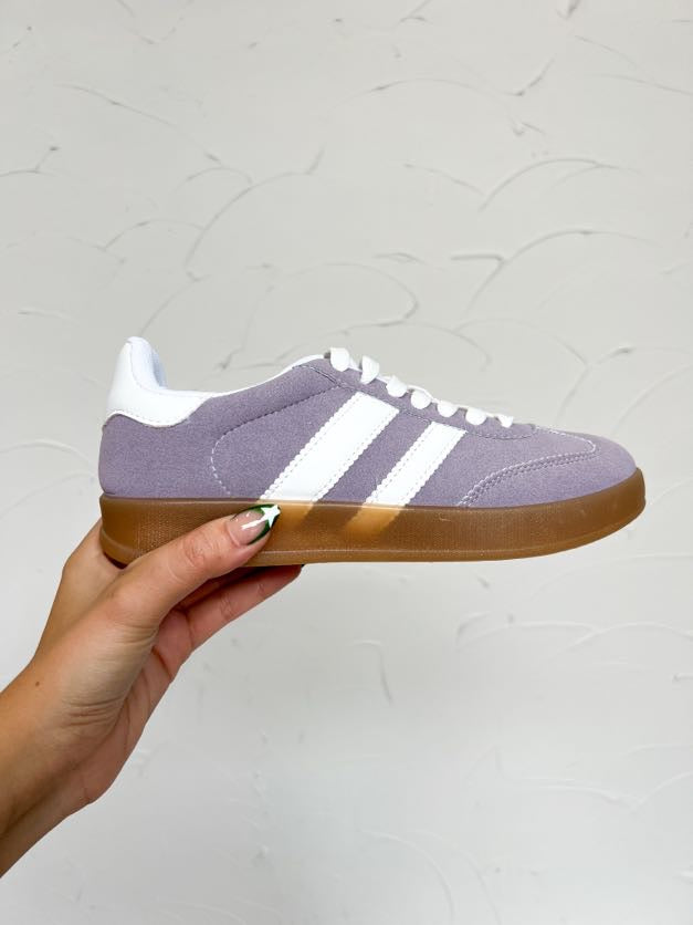 Deer Sneakers- Lilac/White