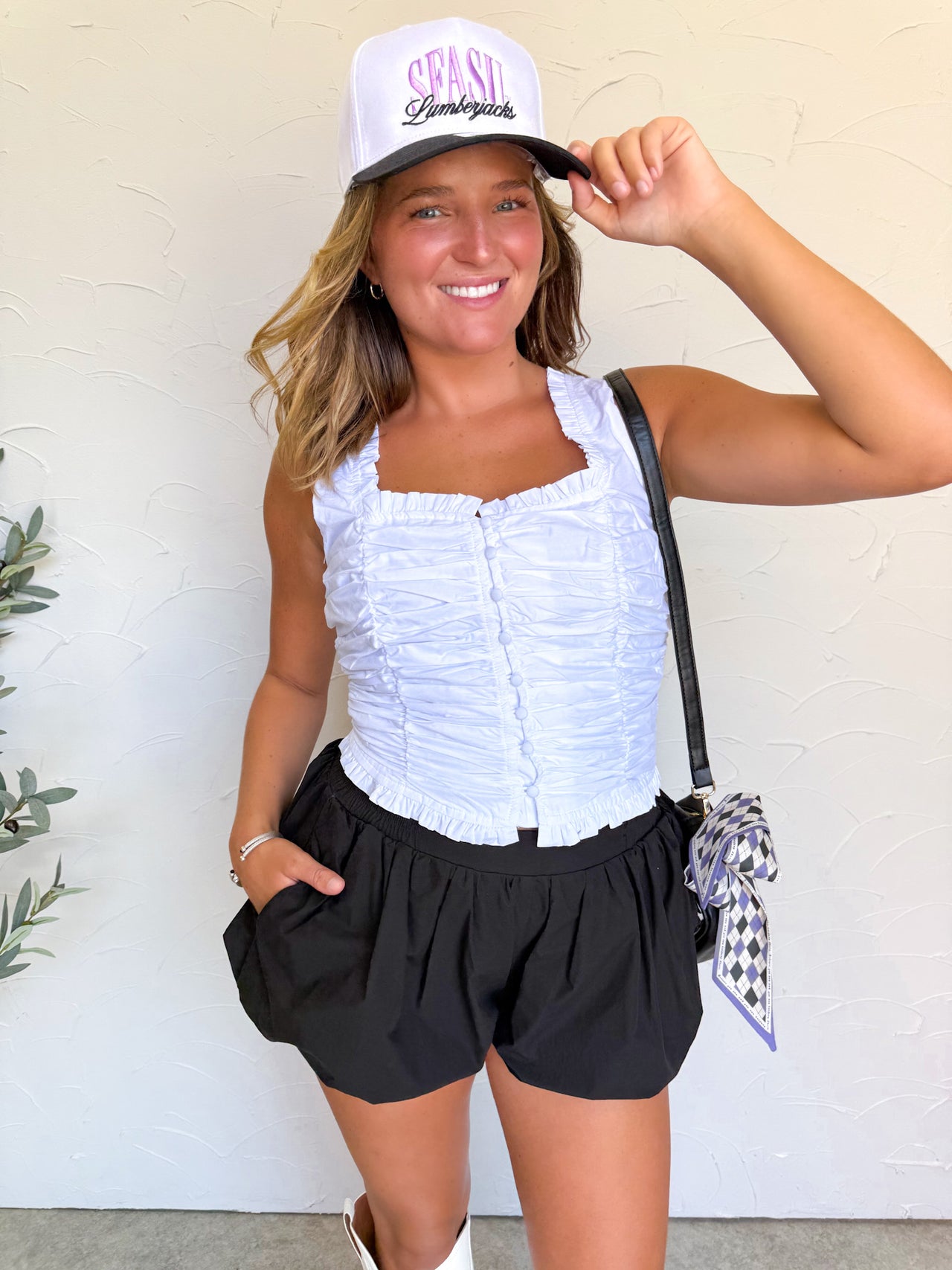 Embrace The Season Ruched Tank