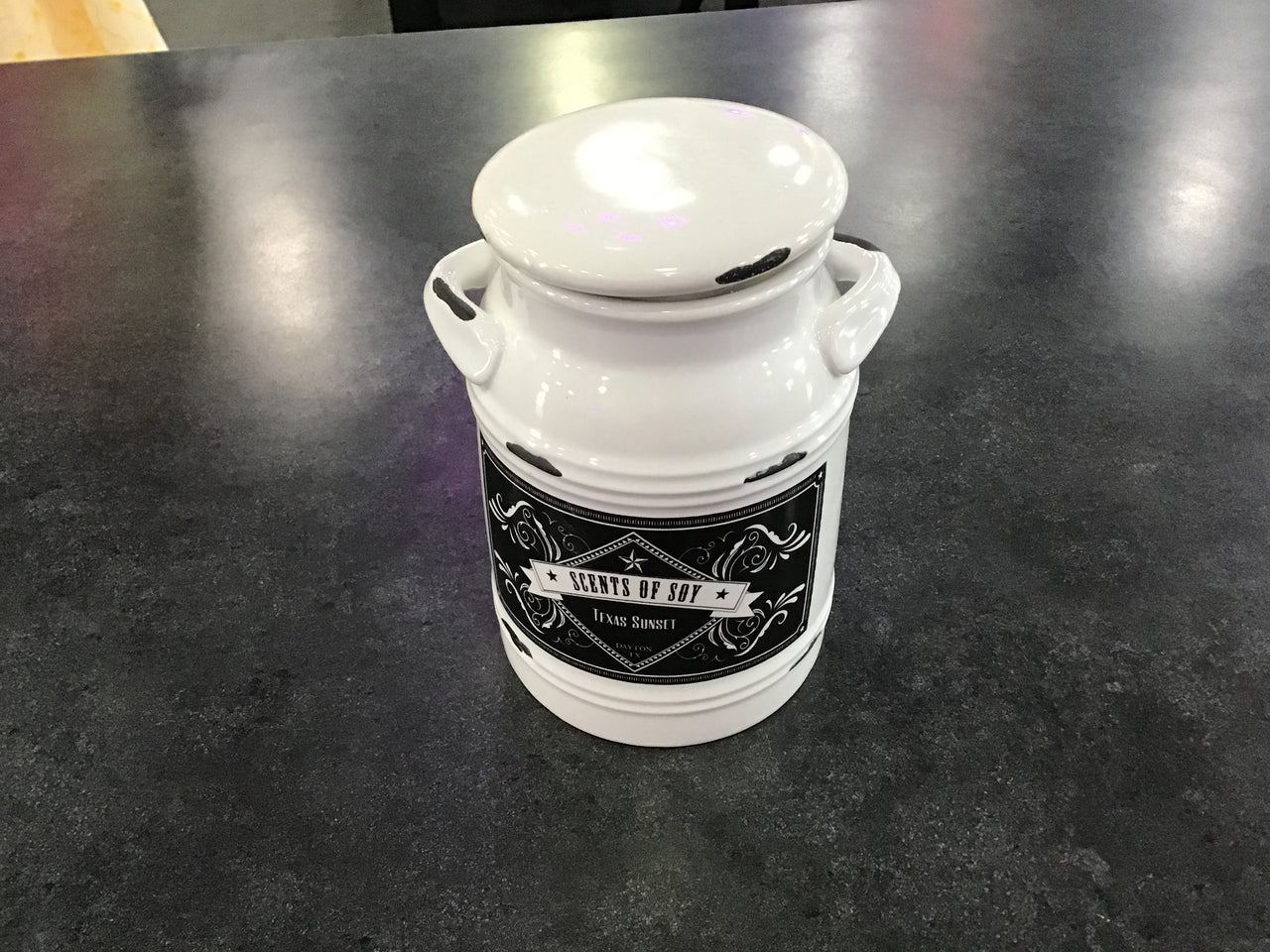 Texas Sunset Milk Jug Soy Candle