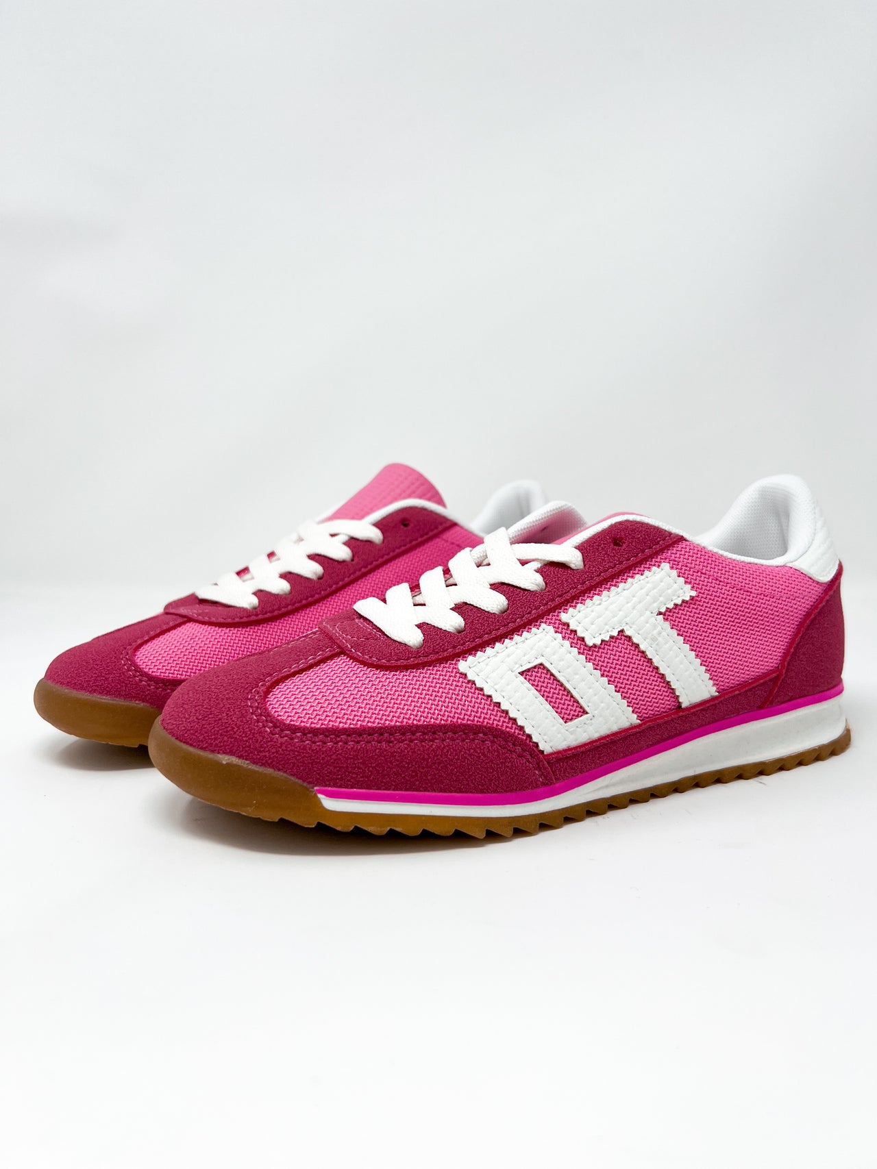 Toto Sneakers- Hot Pink/White