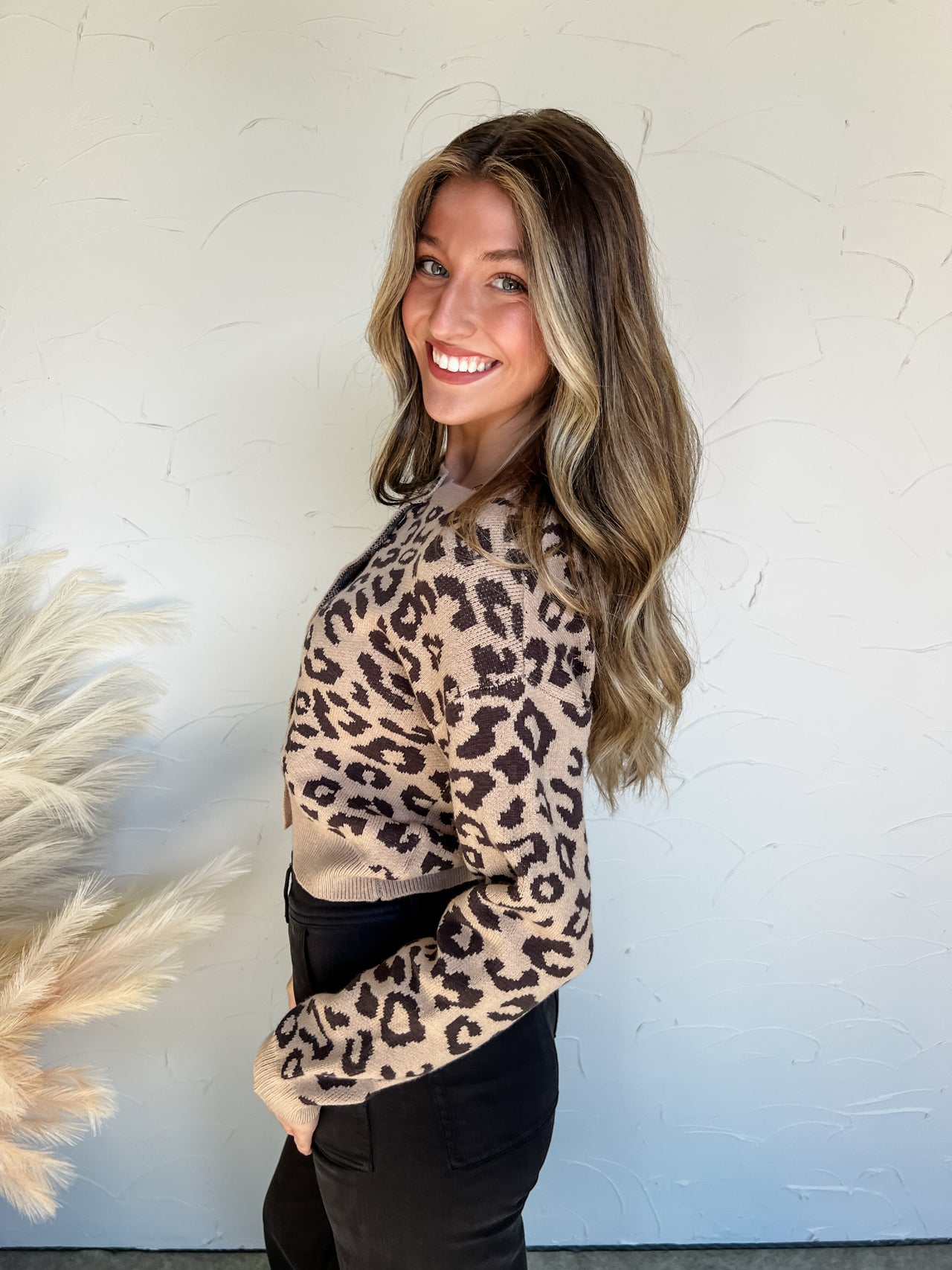 Classy & Fabulous Leopard Camo Cardigan