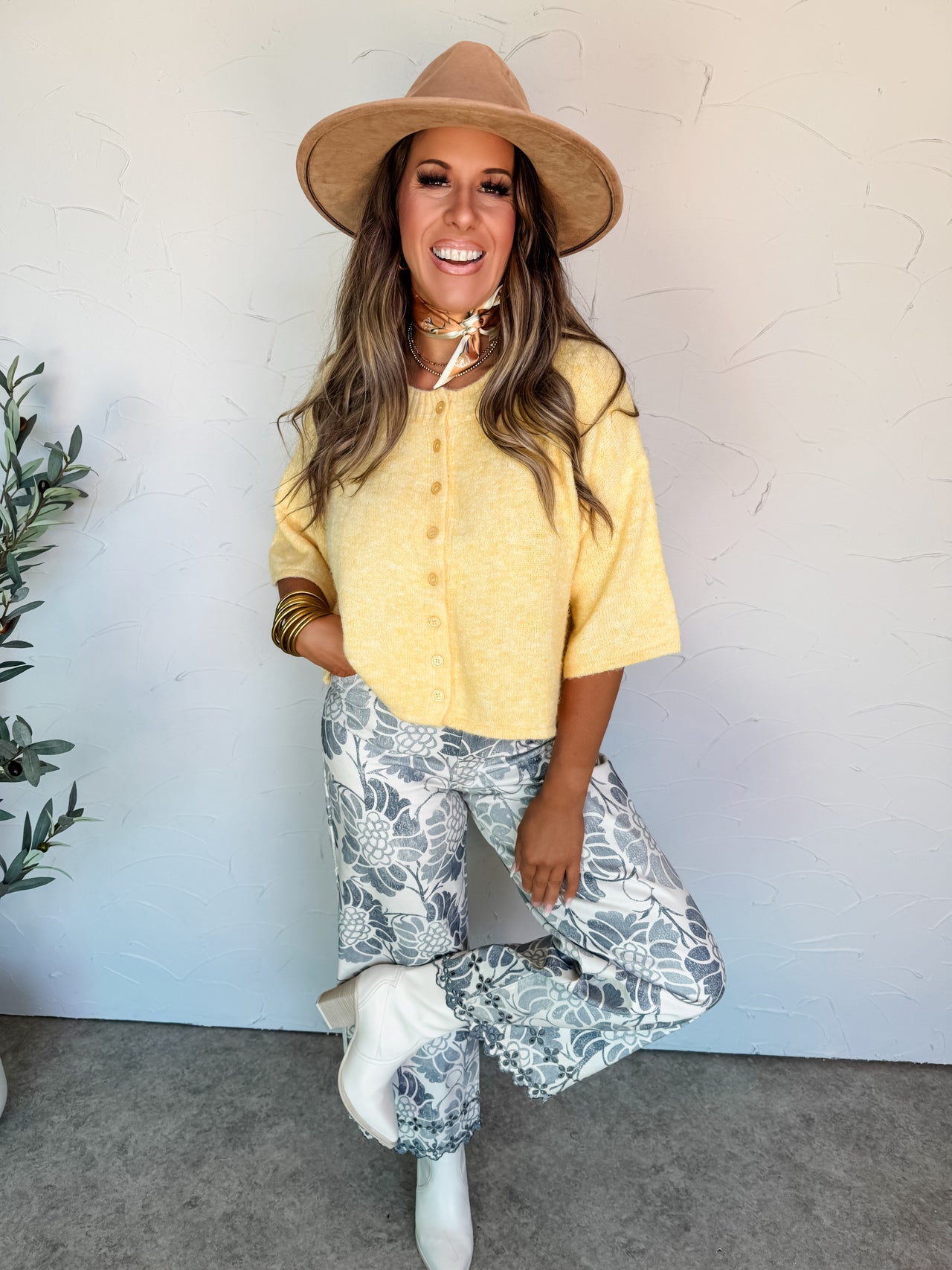 Feeling Your Best Yellow Button Down Cardigan