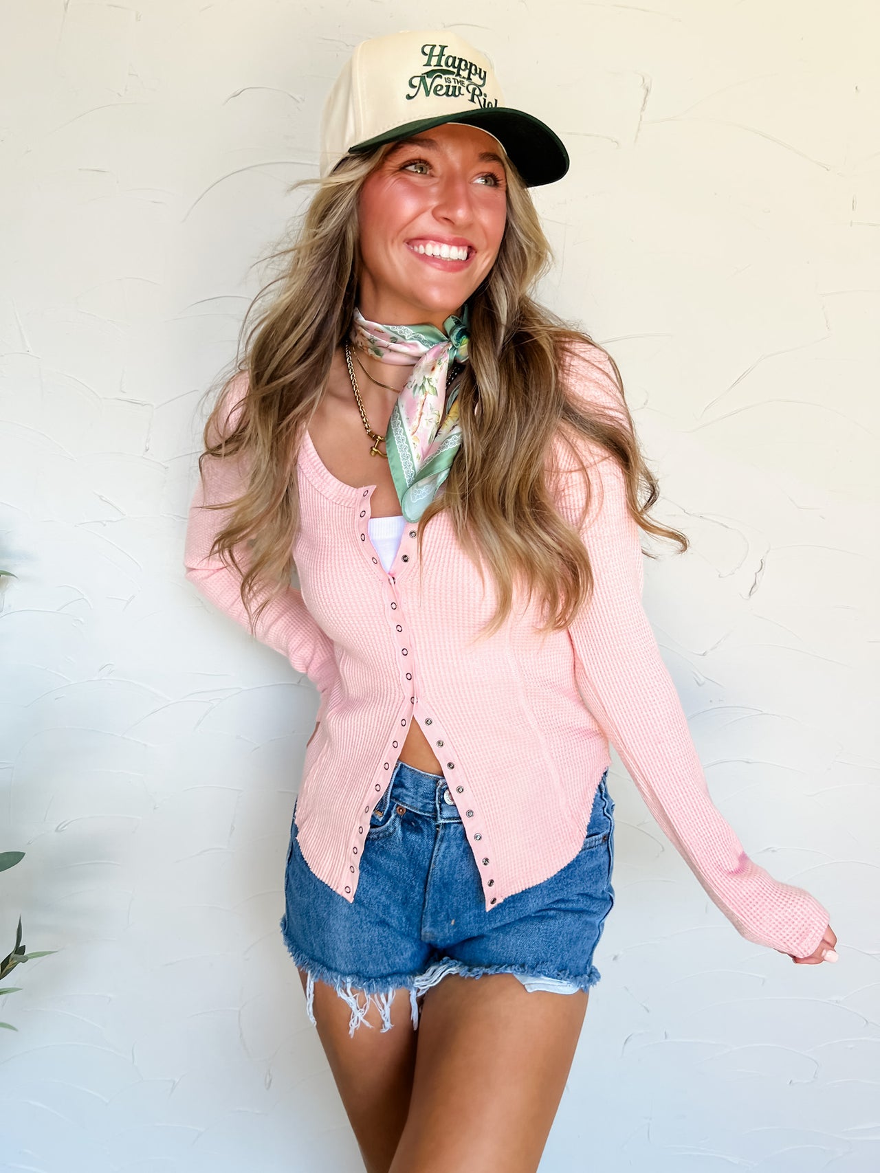 Fun Little Moments Knit Casual Top- Pink
