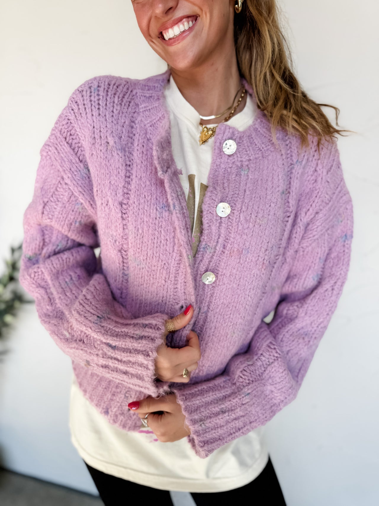 I'll Give You Options Solid Button Down Sweater