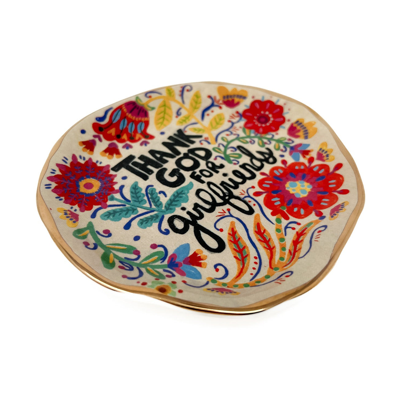 Thank God For Girlfriends Arty Trinket Dish