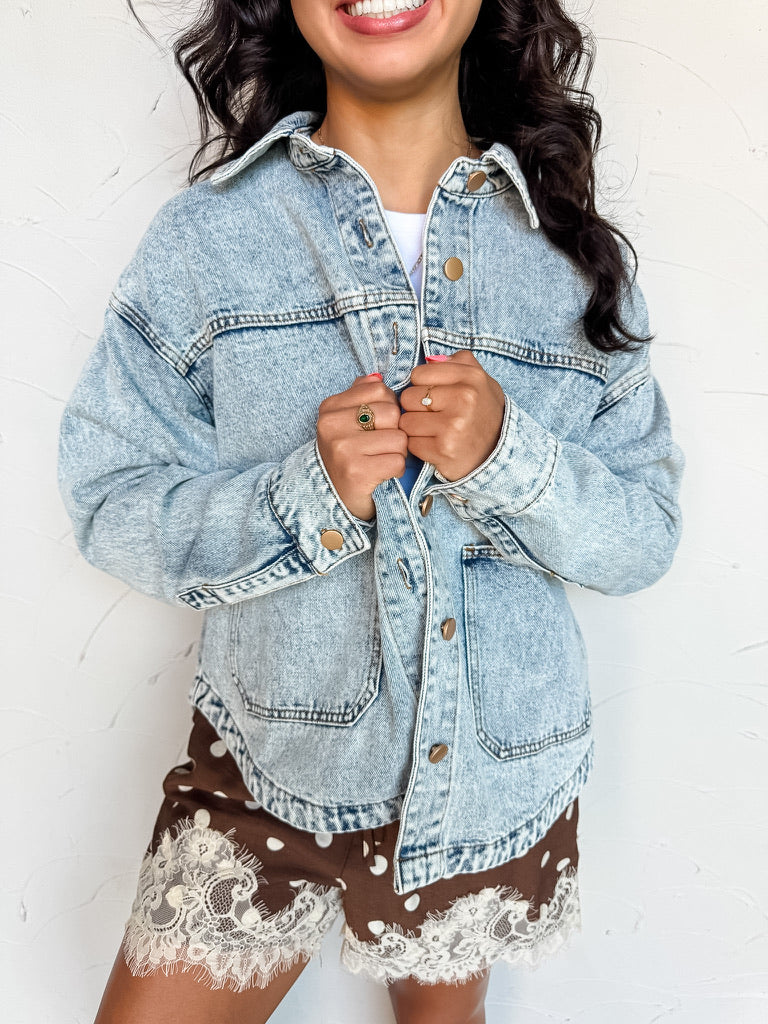 Keep The Faith Vintage Denim Jacket