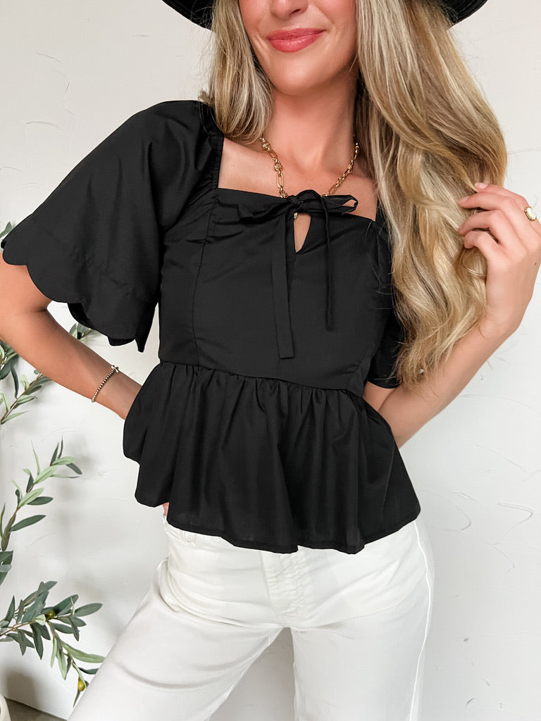 What Are The Chances Puff Sleeve Top