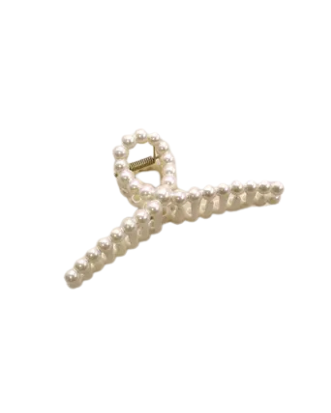 Pearl Hair Claw Clip- Oval